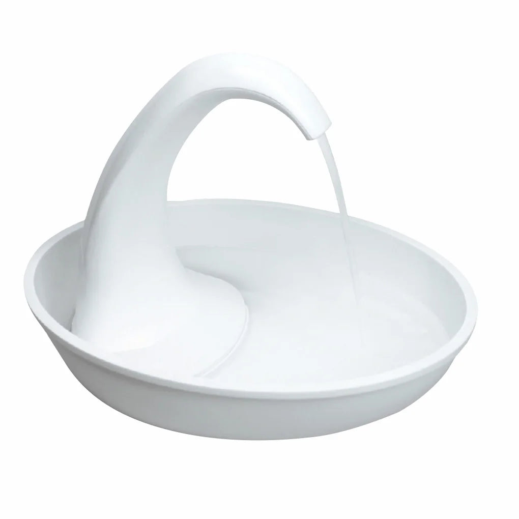 Automatic swan-shaped pet water dispenser with silent pump, advanced filtration & USB-powered design. Perfect for cats & dogs! Stylish, energy-efficient & easy to clean.