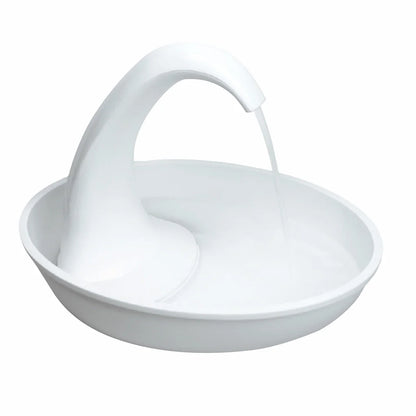 Automatic swan-shaped pet water dispenser with silent pump, advanced filtration & USB-powered design. Perfect for cats & dogs! Stylish, energy-efficient & easy to clean.
