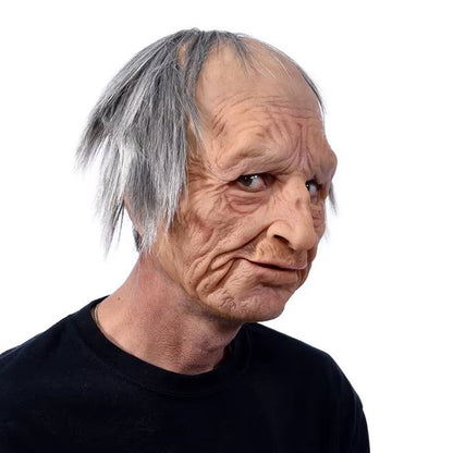 Unleash the fun this Halloween with our 2025 Wrinkled Head  Full Mask!