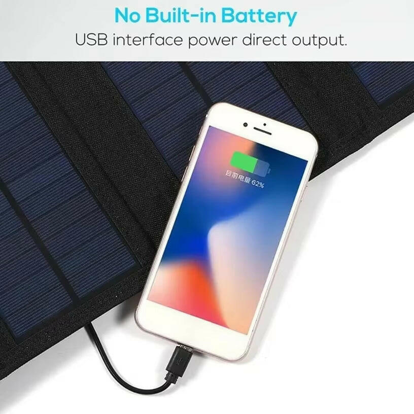 70W Foldable Solar Panel Device Charger – Portable, Waterproof & Built for the Outdoors!.