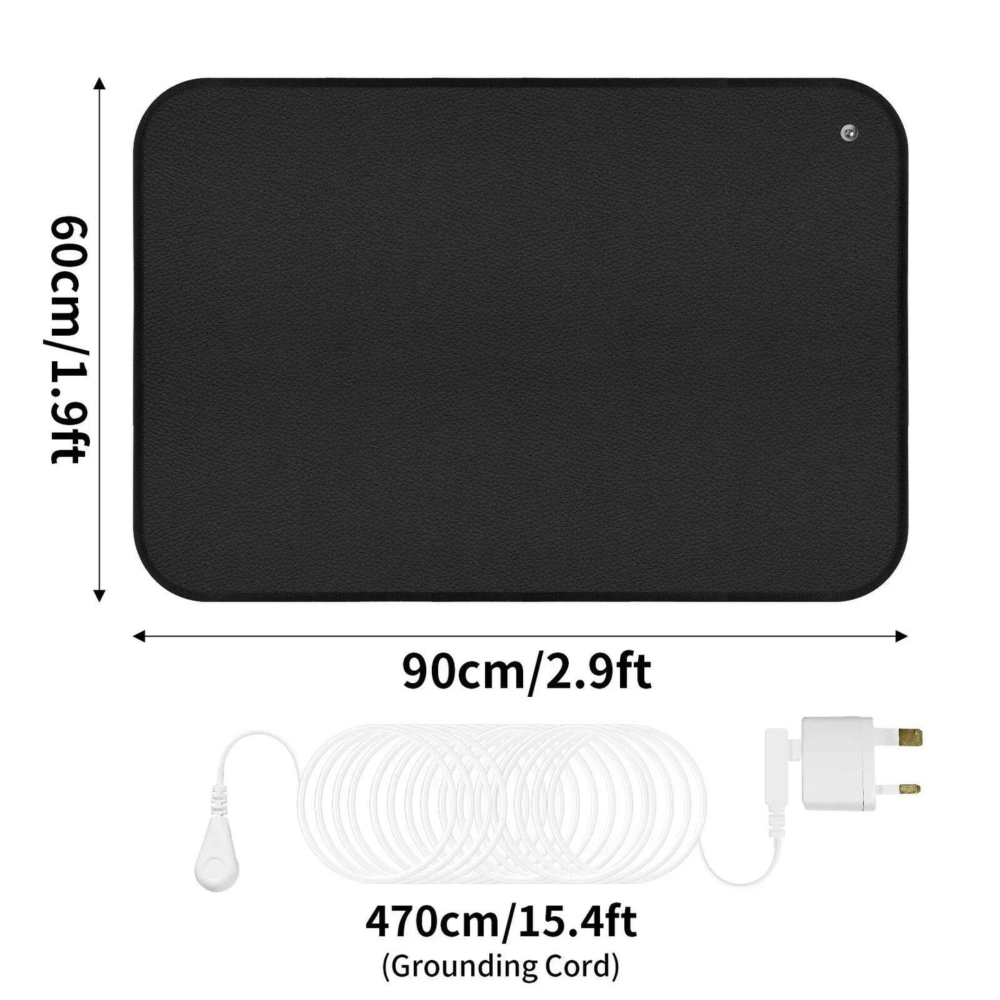 Conductive Grounding Mat – Indoor Earthing Pad for Sleep, Stress Relief, and Wellness Support