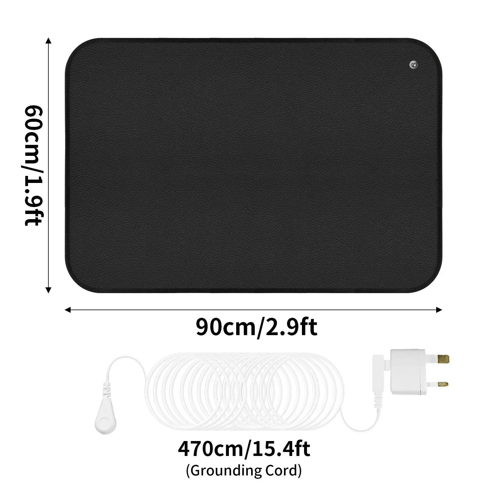 Conductive Grounding Mat – Indoor Earthing Pad for Sleep, Stress Relief, and Wellness Support