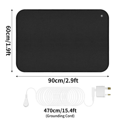 Conductive Grounding Mat – Indoor Earthing Pad for Sleep, Stress Relief, and Wellness Support