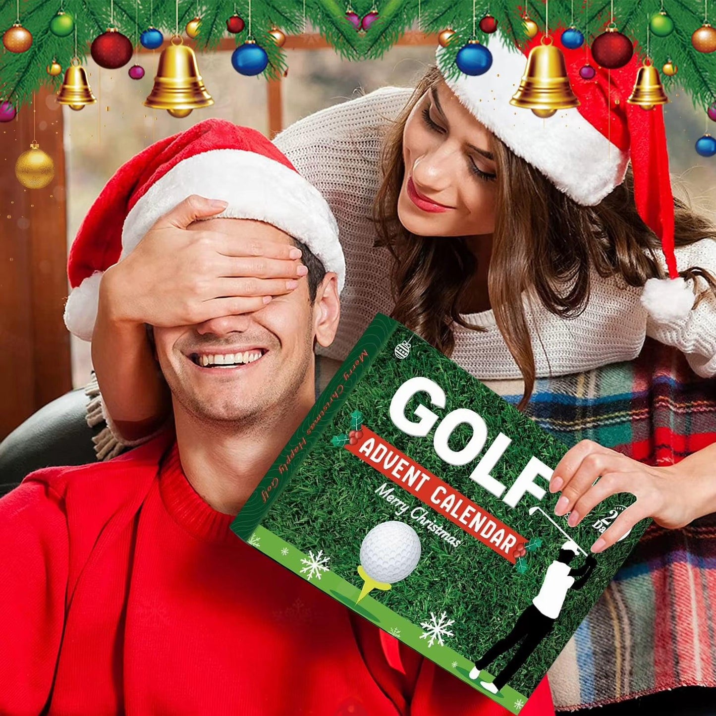 Luxury Golf Advent Calendar – 24 Days of Premium Accessories, Christmas Countdown Gift Box for Golf Enthusiasts.