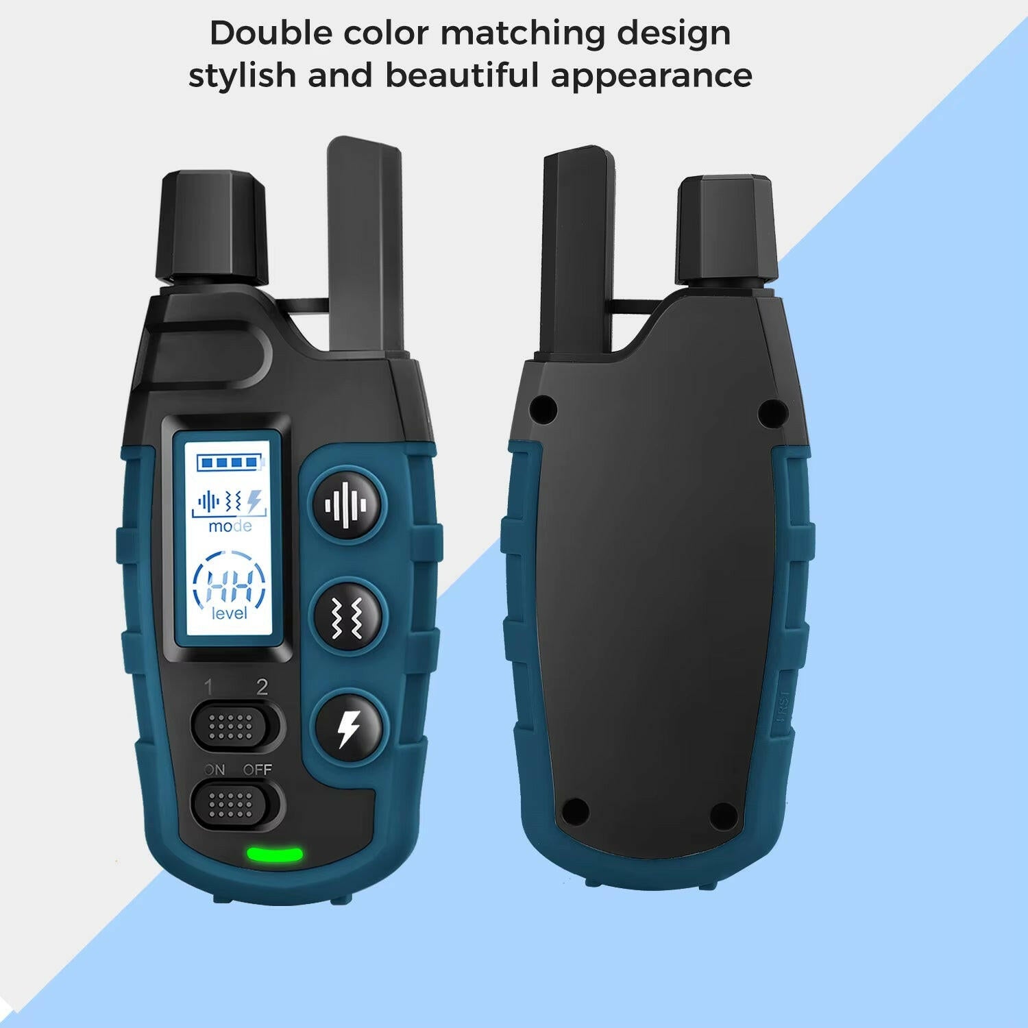 Ultimate No Shock 3300Ft Dog Training Collar - Rechargeable Waterproof E-Collar with Beep & Vibration for Effective Training.