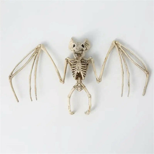 2025 Mini Animal Skeletons – Bat Bone Models for Creepy Halloween Decor & Haunted Displays
