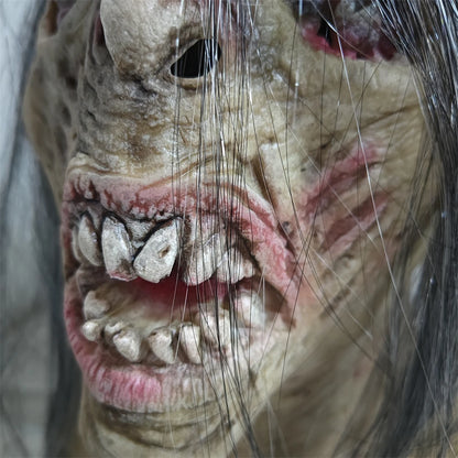 Realistic Zombie Latex Mask – Full Head Horror Prop for Halloween & Cosplay
