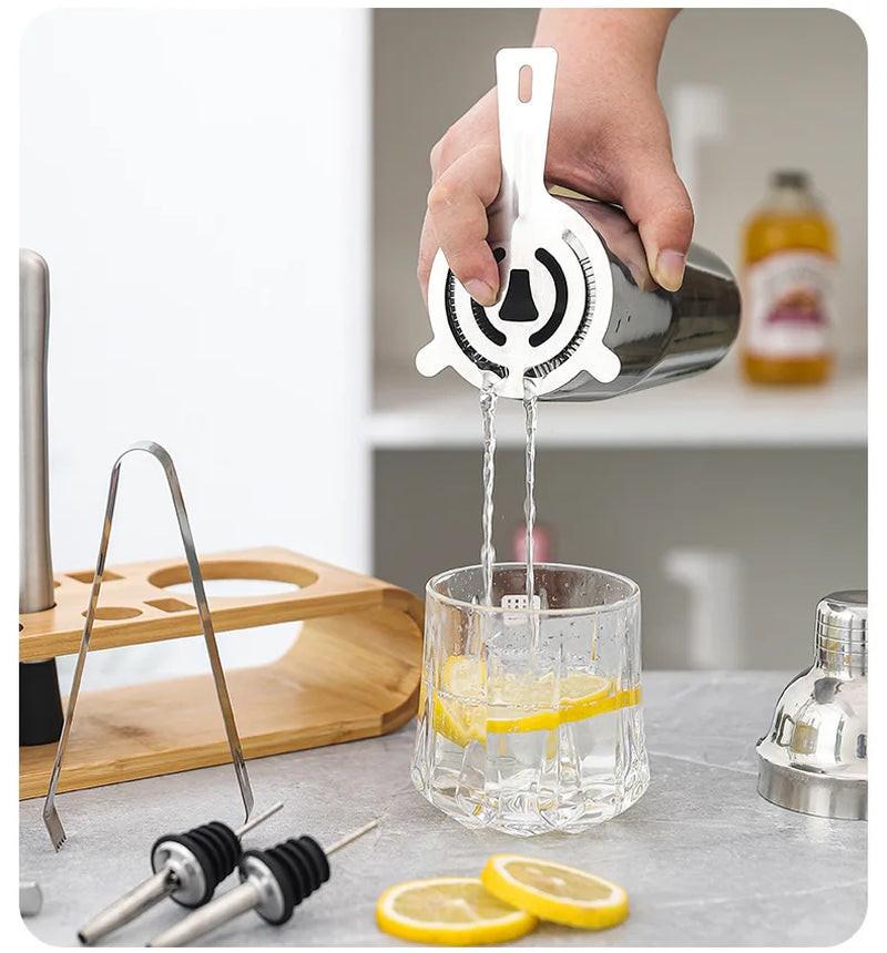 750ml Stainless Steel Cocktail Shaker Set – Professional Bartending Made Simple.