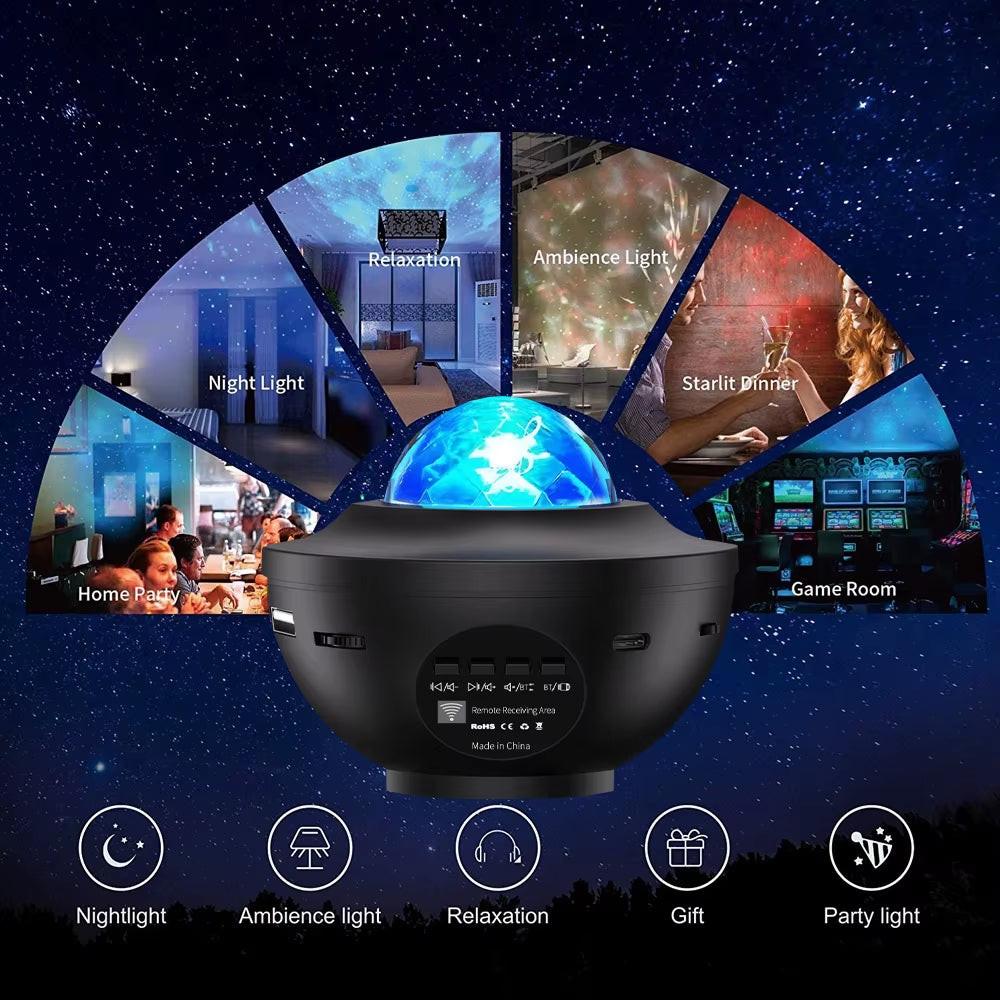 Bring the Universe Home – Galaxy Projector with Music & 21 Starry Modes.