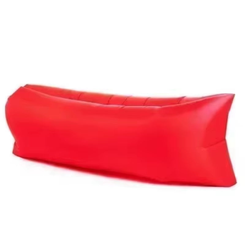 Inflatable sofa with lightweight, foldable design & quick inflation. Perfect for camping, beach & concerts! Durable, ergonomic & travel-friendly. No pump needed!