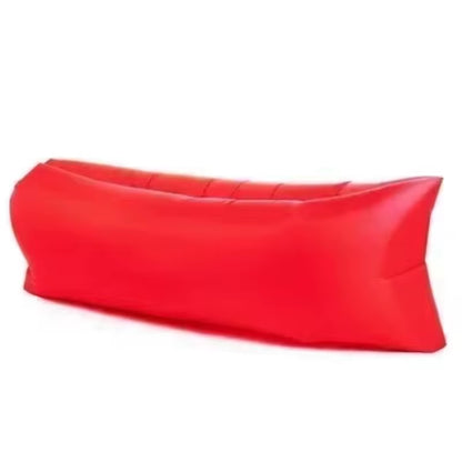 Inflatable sofa with lightweight, foldable design & quick inflation. Perfect for camping, beach & concerts! Durable, ergonomic & travel-friendly. No pump needed!