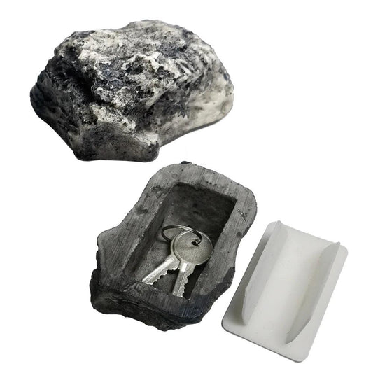 Hide in Plain Sight – Camouflage Rock Key Safe for Geocaching & Home Access.