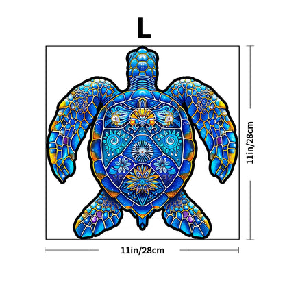 Wooden Animal Puzzle Collection – Bear, Turtle, Cat, Elephant Irregular Jigsaw for Kids and Adults