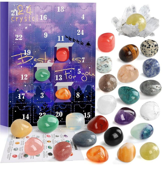 2025 Crystal Advent Calendar – 24-Day Gemstone & Fossil Countdown.