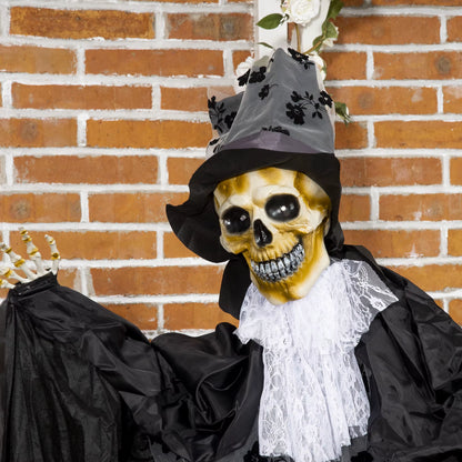 189Cm Animated Prop Ghost Bridegroom, Indoor Halloween Decorations