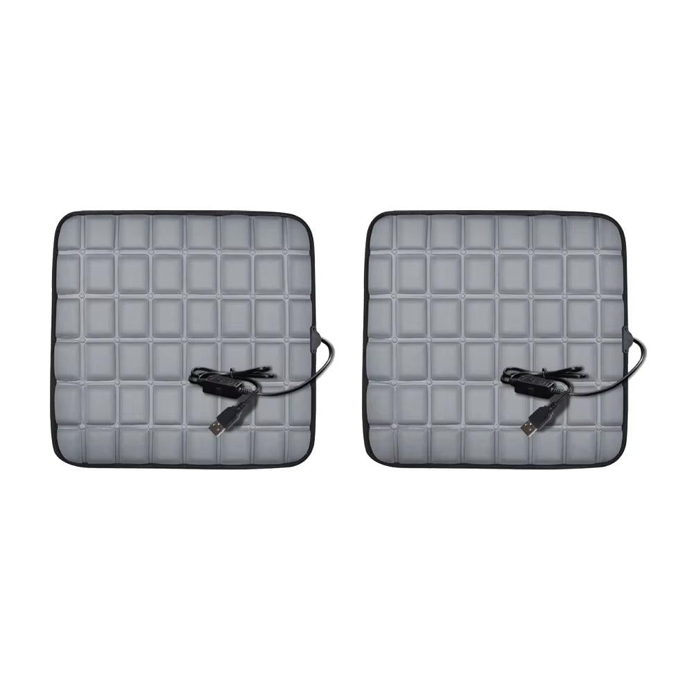 USB Heated Car Seat Cushion – Fast Heating Pad for Car, Home & Office (43×43cm).