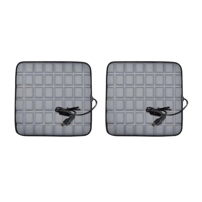 USB Heated Car Seat Cushion – Fast Heating Pad for Car, Home & Office (43×43cm).