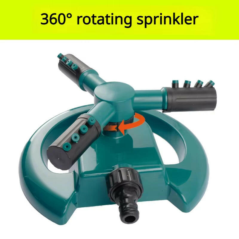 360° Rotating Automatic Sprinkler - Adjustable Nozzle.