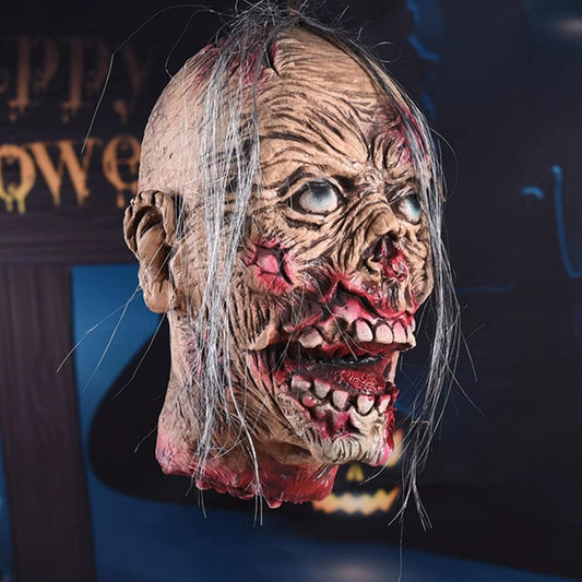 Realistic Halloween Severed Head Prop – Scary Dummy for Haunted House & Zombie Party Decor