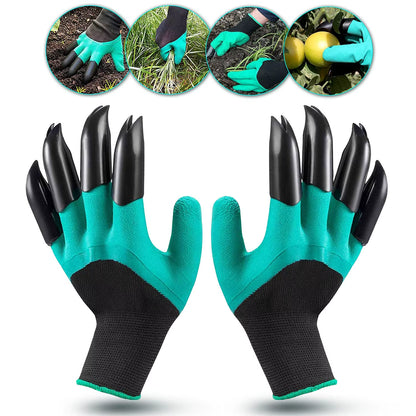 Garden gloves with built-in claws for effortless digging, planting & raking. Waterproof, breathable & protective. Perfect for gardening tasks! Durable & flexible fit.
