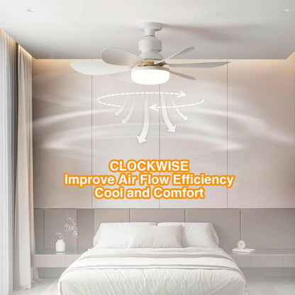LED 30W Ceiling Fan Light – E27, Remote Control & Dimmable.