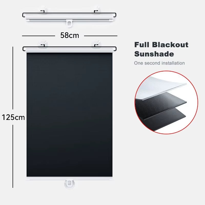  Cordless retractable roller shades for cars, vans & SUVs. Total blackout, UV protection & no-tool installation. Stay cool, private & stylish on the road!