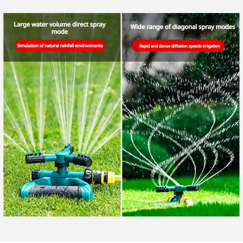 360° Rotating Automatic Sprinkler - Adjustable Nozzle.