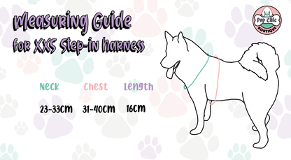 Otterly Lovely aqua step‑in dog harness with sea otter print, adjustable neck and chest straps