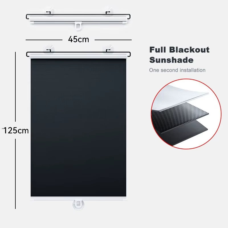  Cordless retractable roller shades for cars, vans & SUVs. Total blackout, UV protection & no-tool installation. Stay cool, private & stylish on the road!