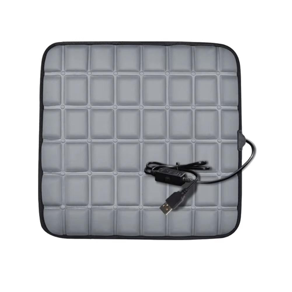 USB Heated Car Seat Cushion – Fast Heating Pad for Car, Home & Office (43×43cm).