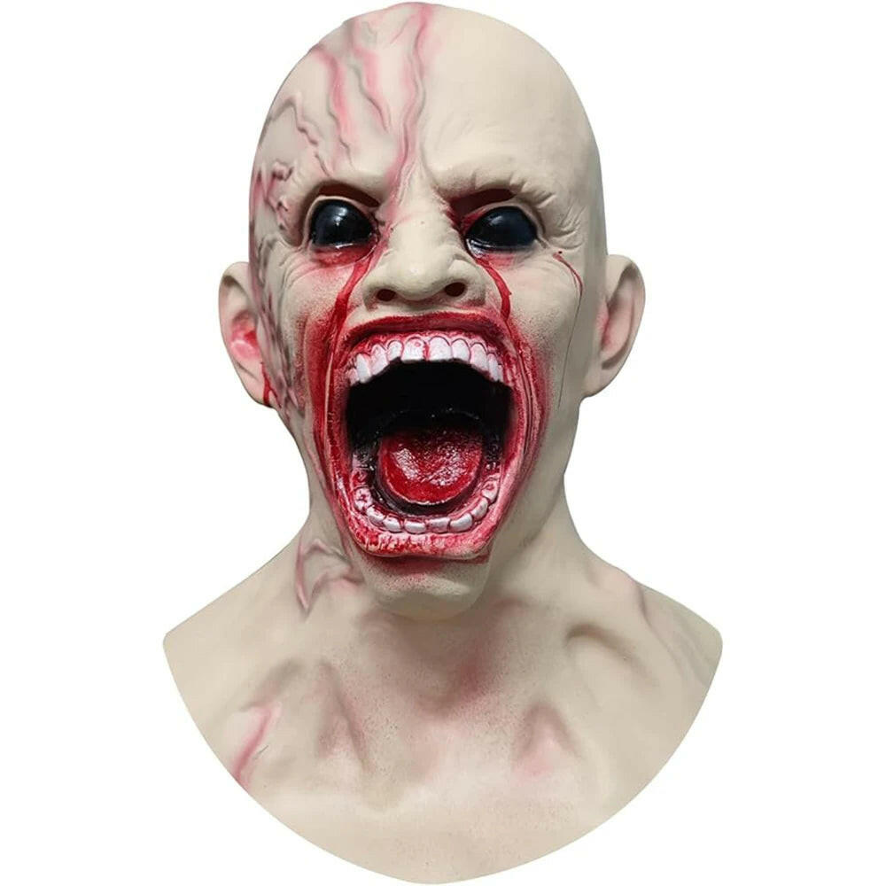Zombie Latex Mask – Realistic Horror Face Prop for Halloween and Cosplay