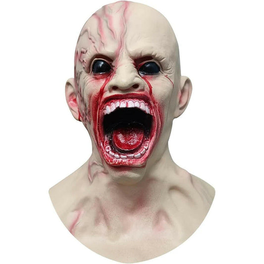 Zombie Latex Mask – Realistic Horror Face Prop for Halloween and Cosplay