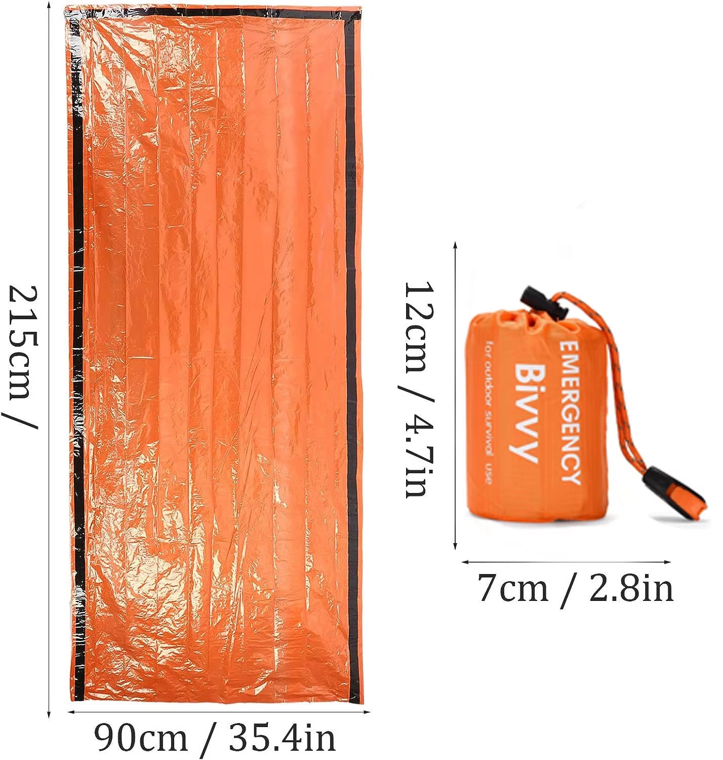Emergency Sleeping Bag – Tear-Resistant, Waterproof & Compact Storage