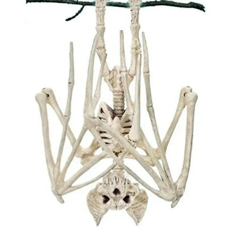 2025 Mini Animal Skeletons – Bat Bone Models for Creepy Halloween Decor & Haunted Displays