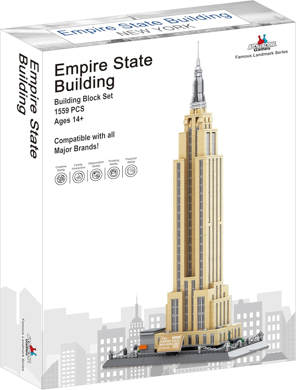 Empire State Building Block Set (1,559 Pieces)