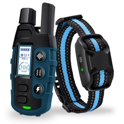 Ultimate No Shock 3300Ft Dog Training Collar - Rechargeable Waterproof E-Collar with Beep & Vibration for Effective Training.