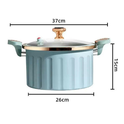 8L Enamel Micro Pressure Pot / Korean Vacuum Non Stick Pot.