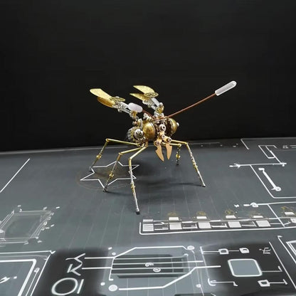 Wasp 3D metal puzzle – precision‑cut alloy decor piece