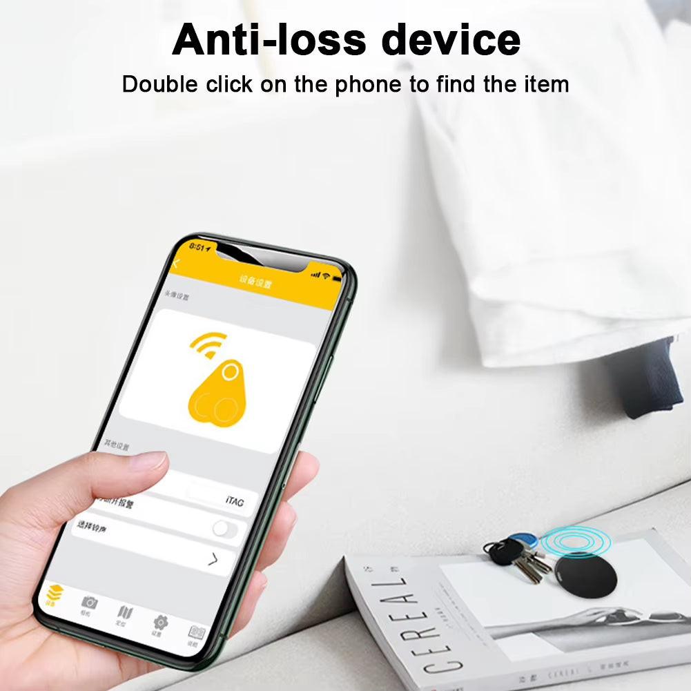 Never Lose What Matters – Mini GPS Tracker & Bluetooth Finder for Keys, Pets, Kids & Valuables.