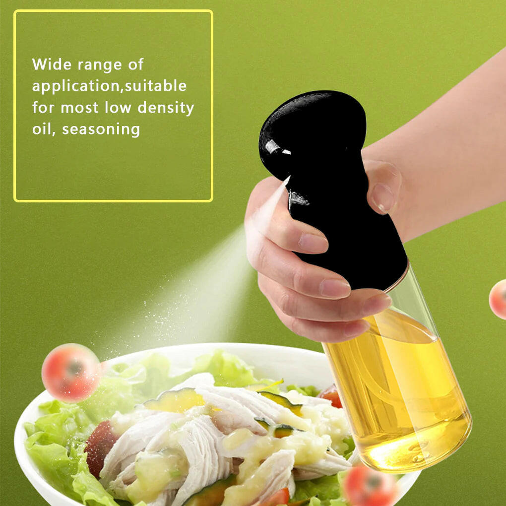 Spray smarter 💨🍽️ – Refillable 210ml oil bottle for flavour control & grease-free meals.