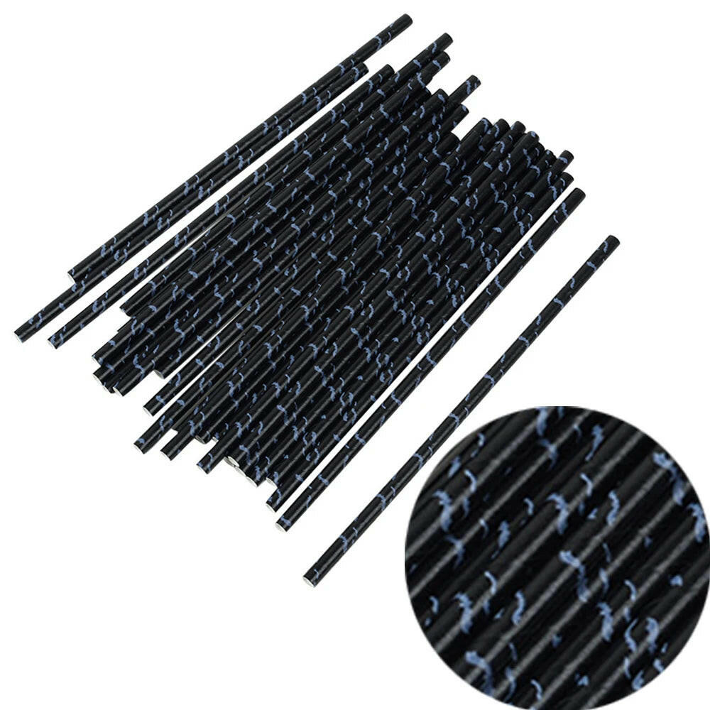 25-Pack Halloween Disposable Straws – Choose from 17 Spooky Designs for Party Drinks & Decor