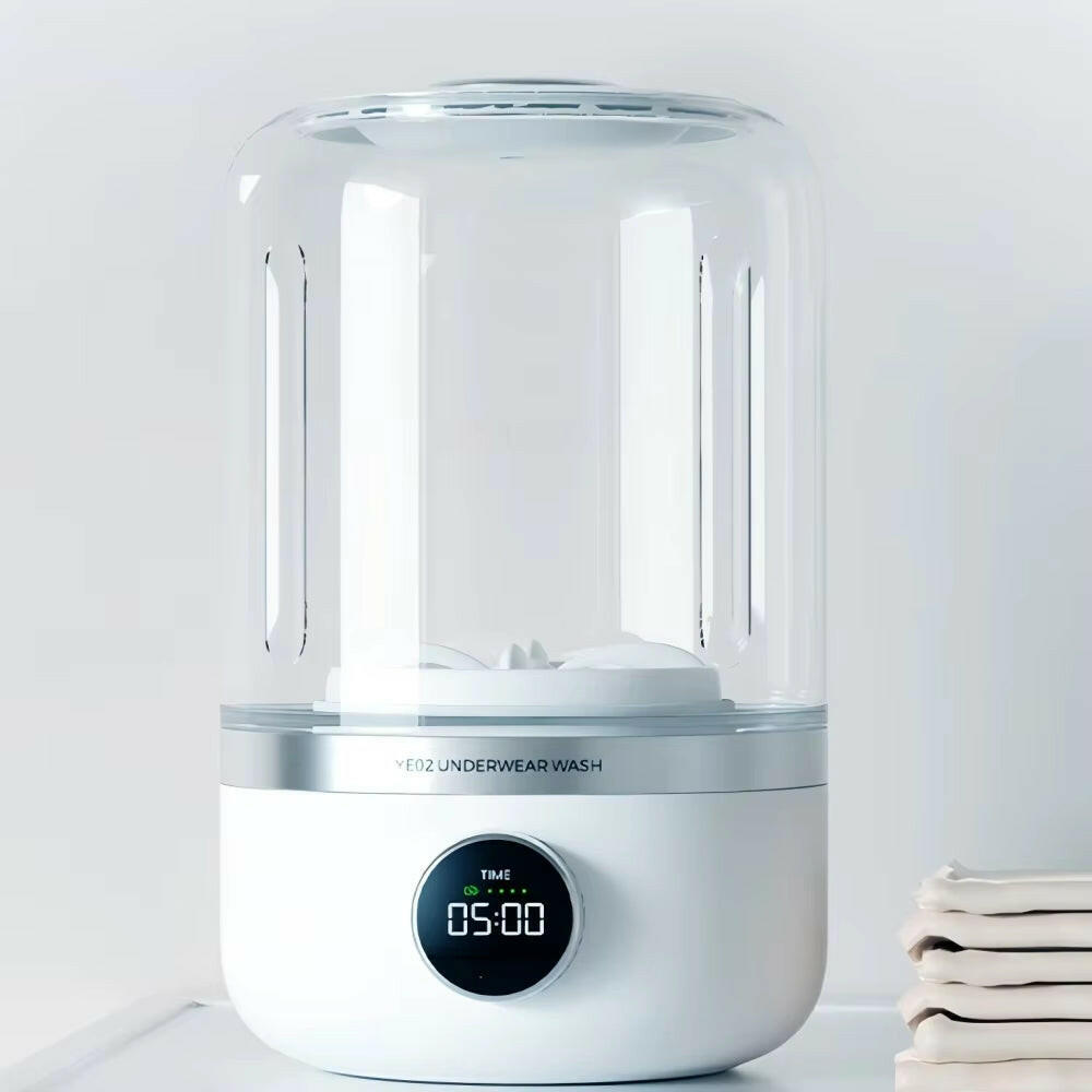 Compact Portable Wireless Underwear Washer - USB Rechargeable, 1L Capacity, 4000mAh Battery, Ideal for Travel, RVs & Small Spaces - Gentle Cleaning & Quick Drying.
