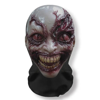 Ghost Face 3D Mesh Mask – Breathable Elastic Balaclava for Halloween Cosplay & Party Props