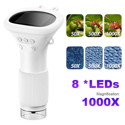 Unlock the Microscopic World – Compact Digital Microscope for Curious Minds.