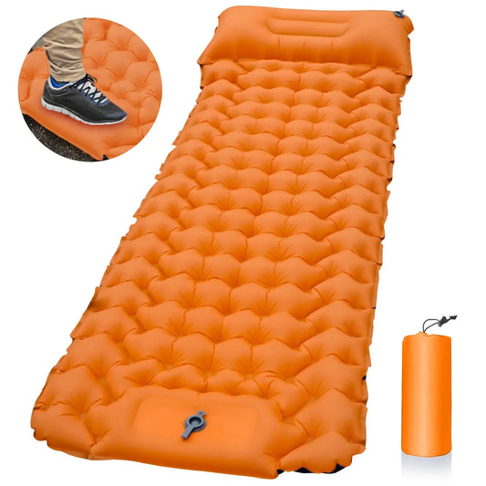 Camping Inflatable Mattress with Pillows 
