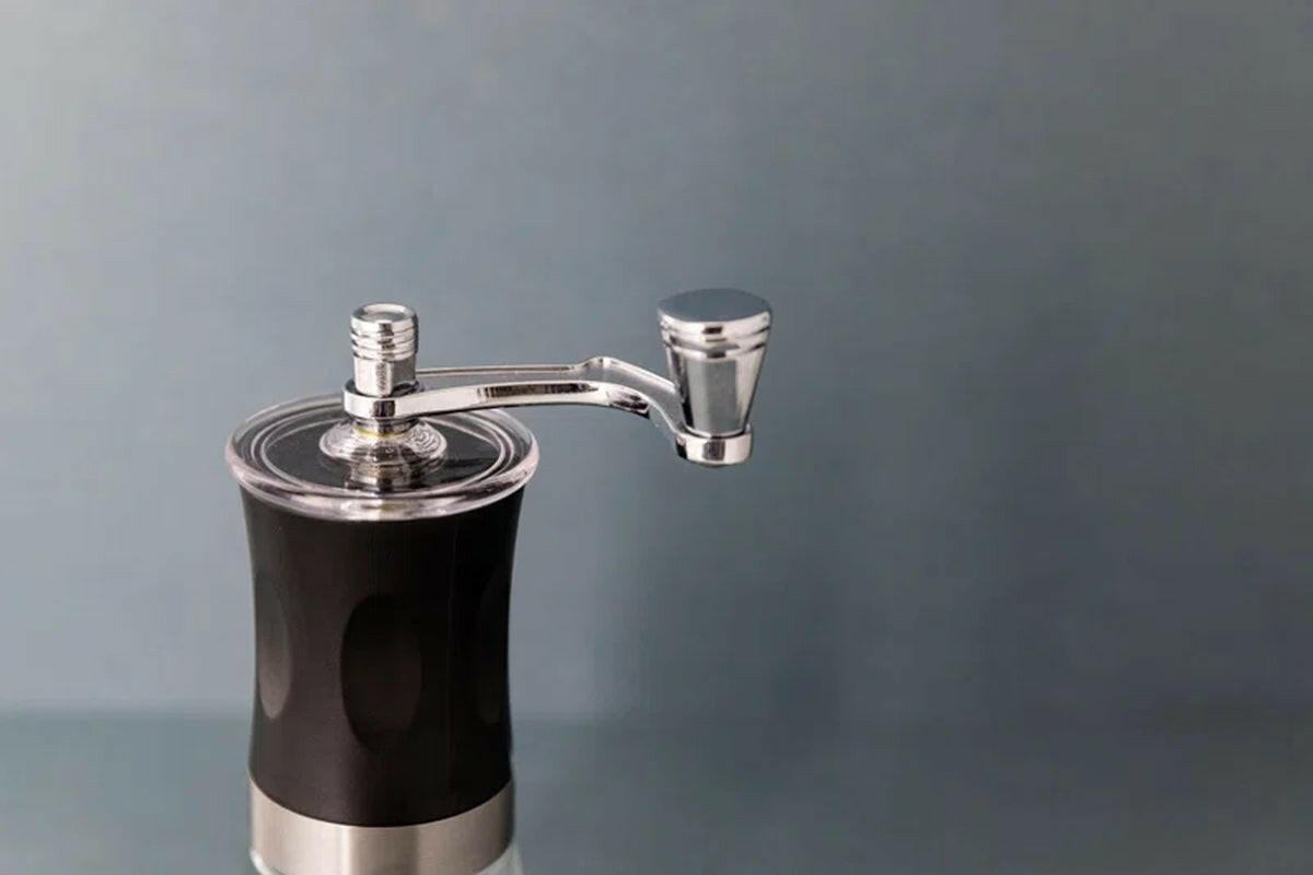 Stainless Steel Manual Burr Coffee Grinder.