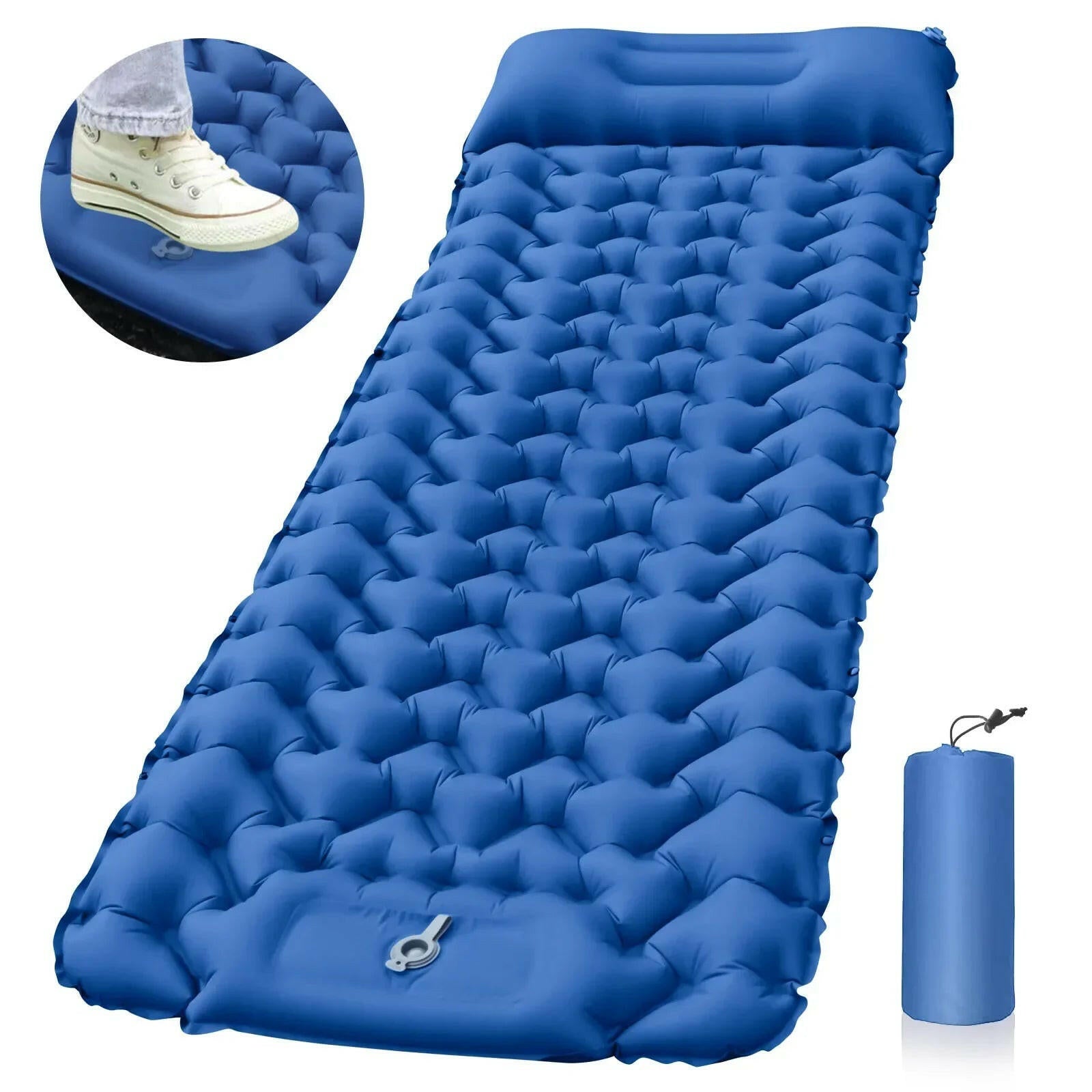 Camping Inflatable Mattress with Pillows.