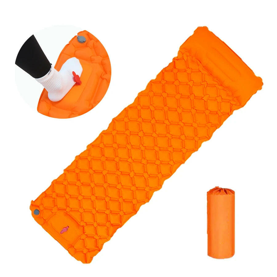 Camping Inflatable Mattress with Pillows.
