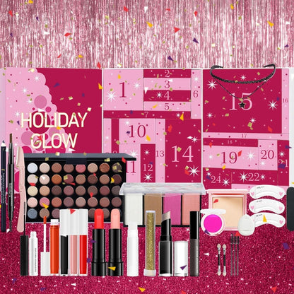 24-Day Beauty Advent Calendar – Makeup Countdown Gift Set.