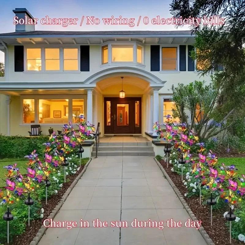 Solar Butterfly Garden Light – Stunning Decorative Outdoor Illumination.